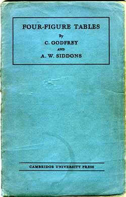 Siddons Log Tables