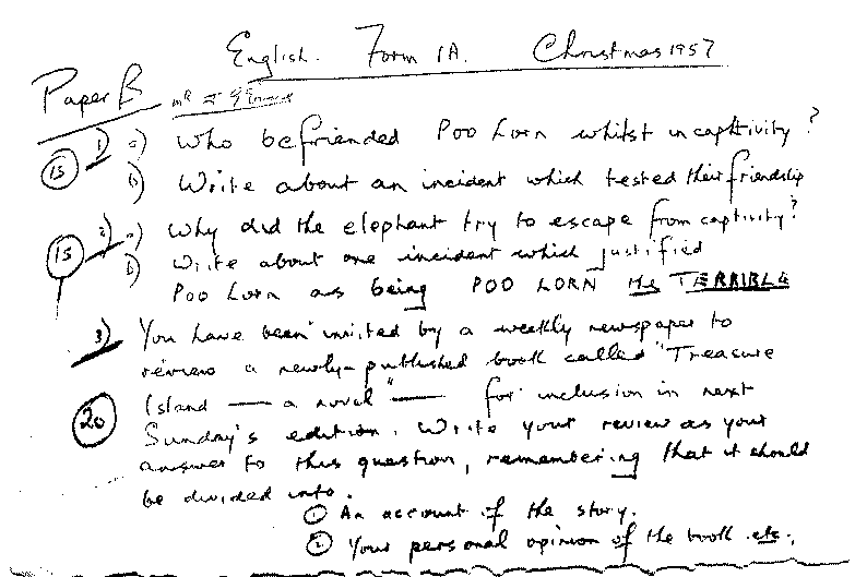 Form 1 English