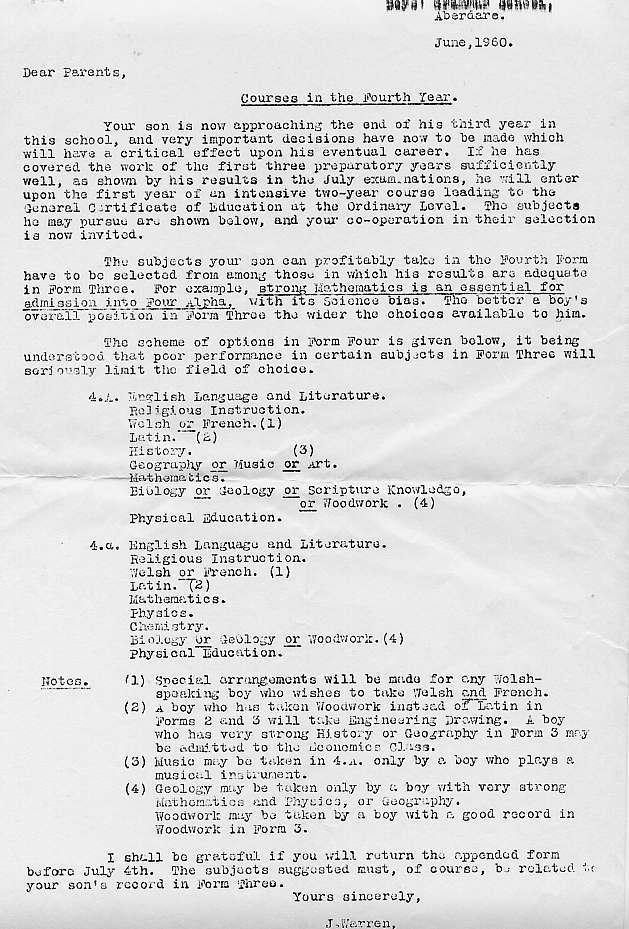 Options Letter