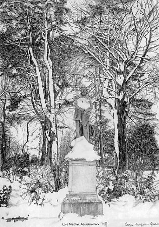 Statue of Lord Merthyr, Aberdare Park