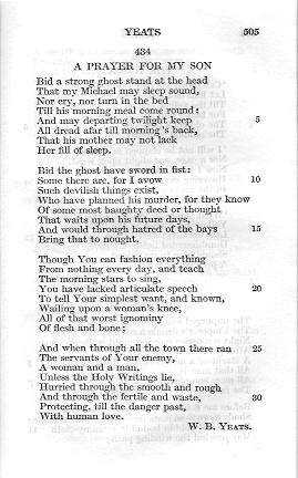 A Prayer for my Son.