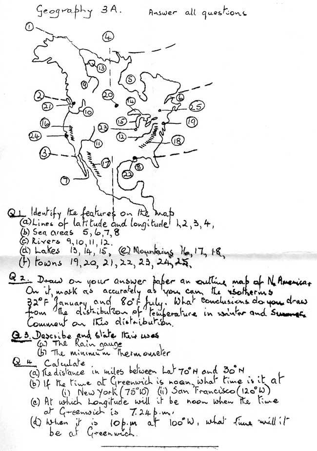 Form 3 Geography