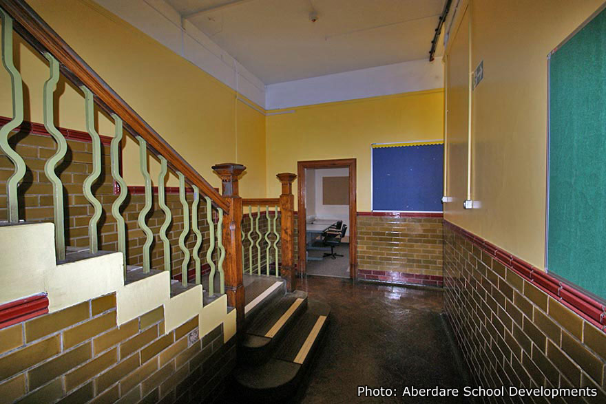 A stairwell