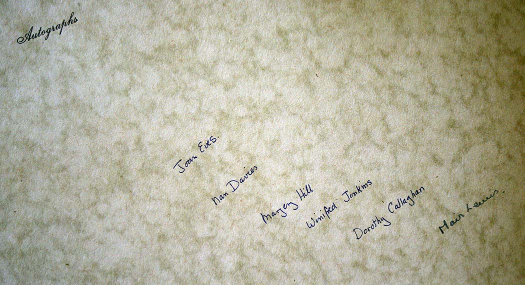 The Library 1938 - names