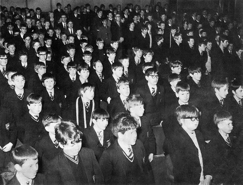 Pupil Audience at 1970 Ceremony
