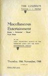 Concert programme page 1