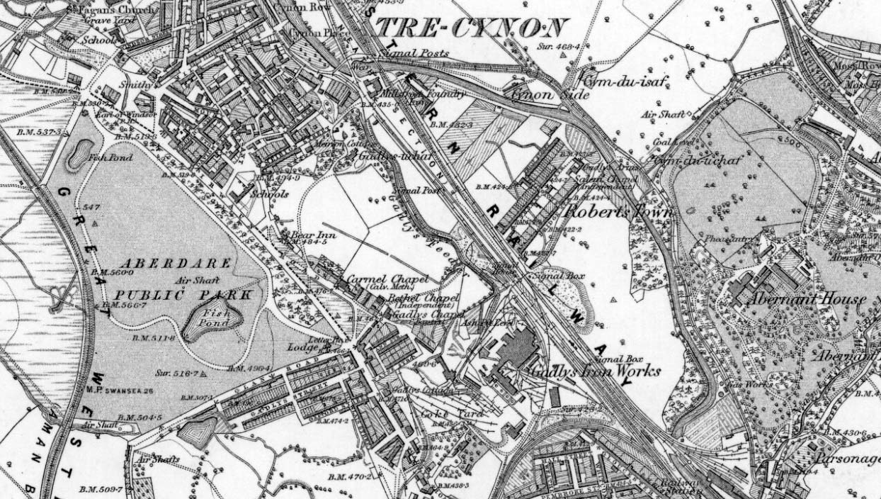 circa 1888 Map